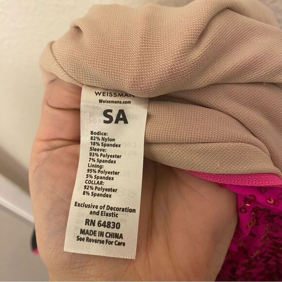 Weissman dance costume hot pink menswear Suit tux Aint We Got Fun 13796 SA adult - Picture 8 of 10
